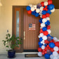 Janinus Blue Red White Balloon Garland Kit 4Th Of July Balloon Arch 5+12+18   For Baseball Party Veterans Memorial Day Nautical