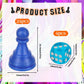 28Pcs Multicolor Board Game Pieces, Game Pawns Include 24 Chess Pieces And 4 Dices Game Pieces For Board Games Plastic Chess Che