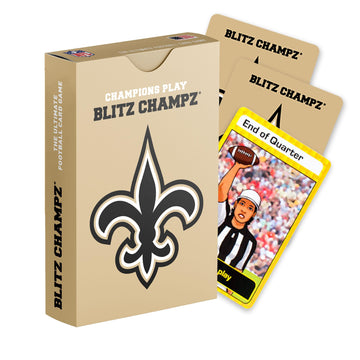 Blitz Champz New Orleans Saints - Official NFL Playing Cards & New Orleans Saints Gifts for Men & Women, Fun Travel Card Games f