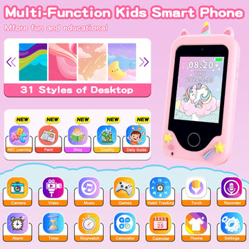 Kids Smart Phone for Girls, Christmas Birthday Gifts for Girls Boys Age 3-10,Kids Gift Toys Cell Phone, Toddler Learning Play To