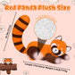 Kophinye Red Panda Weighted Stuffed Animal, 17'' 2.4Lbs Red Panda Plush Weighted Plush For Kids, Weighted Red Panda Huggable Pil