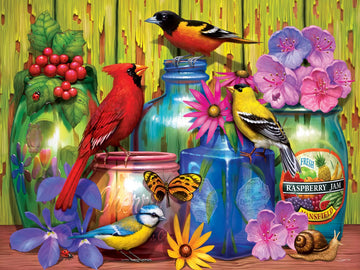 Baby Fanatics MasterPieces 300 Piece EZ Grip Jigsaw Puzzle - Feathered Reflections - 18x24