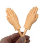 Munnygrubbers - 6 Pair Tiny Hands with Sticks - Mini Little Hand Stick Puppet - Halloween Costume - Strong Hand Prop - Scary Mov