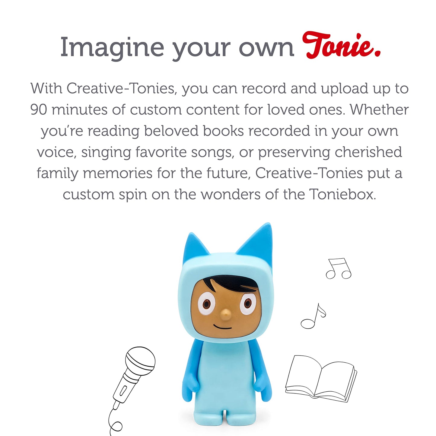 Tonies Creative Audio Character - Light Blue/Medium