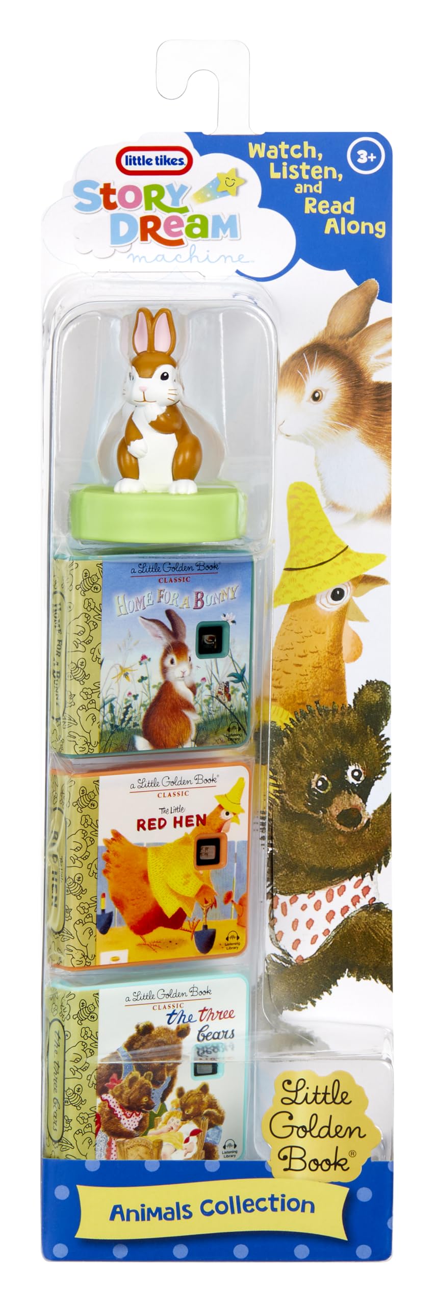 Little Tikes Animals Collection Storytime Books & Audio Play - Multicolor, Model 630347, Gift for Toddlers & Kids Ages 3+
