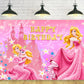Princess Backdrop for Birthday Party Decorations, Princess Aurora Background for Baby Shower Party Cake Table Decorations Suppli
