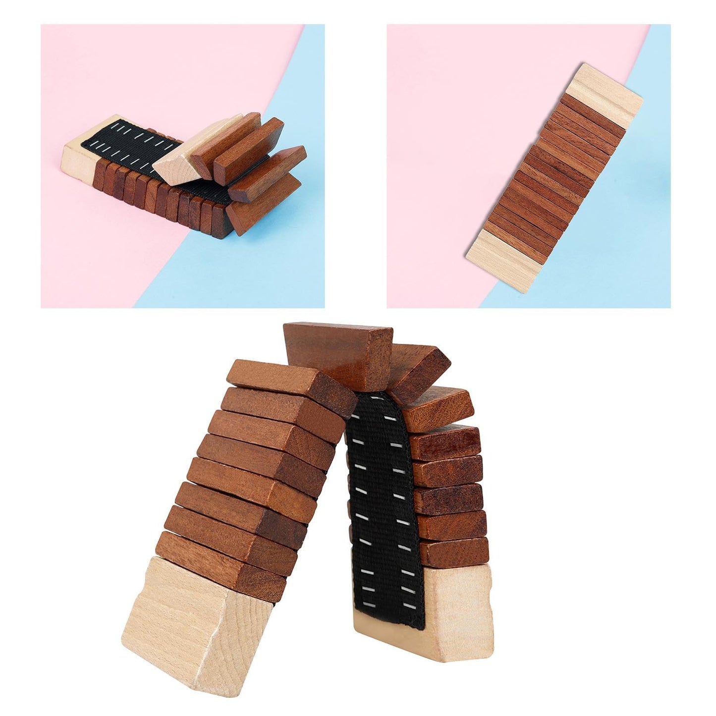 Fashion My Day Clatter Percussion Instrument Musical Toy For Preschool Beginner Children Brown