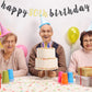 Lingteer Happy 80Th Birthday Party Decorations,80Th Birthday Glitter Garland Banner - Cheers To Eighty Years Old Bday Party Backdrop Decoration Sign.