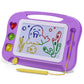 Sgile Magnetic Drawing Board For Kids, Colorful Erasable Doodle Board With Magnet Pen, Painting Sketch Pad With Three Stamps, Travel Toy, Birthday Gift, Educational Learning Toy For Toddlers, Purple