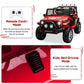 Sehomy 2-Seater Ride On Car, 12V Kids Electric Car Truck W/Remote, Spring Suspension, Wide Seat, Music, 3 Speeds, Led Lights, 4