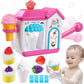 Gretex Toddler Bath Toys For 3 4 5 6 7 8 Years Old Girls, Bubble Ice Cream Maker Bath Toy, Shower Toys, Toddler Bath Toys Age 2-