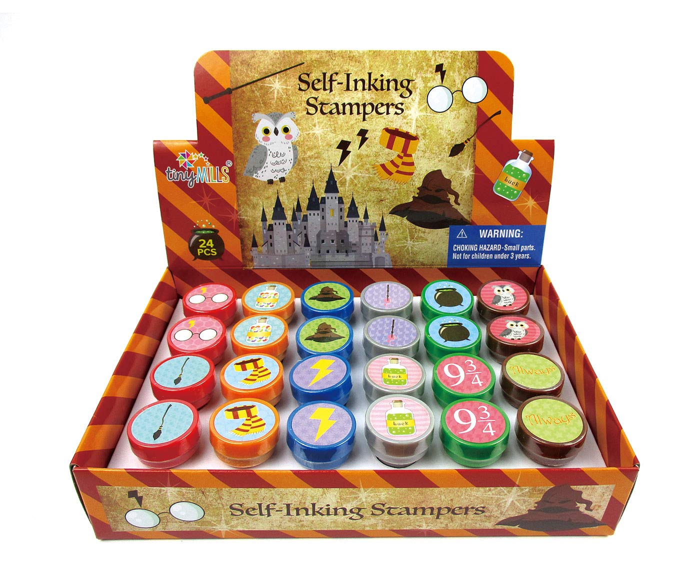 TINYMILLS 24 Pcs Wizard Stampers for Kids