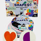 Littlefolks Shapes Flashcard Velcro Activity Book | Match The Shapes | Toddlers Busy Binder 10 Reusable Pages | Birthday/Rakhi G