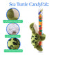 The Petting Zoo Sea Turtle Stuffed Animal Plushie Slap Bracelet, Gifts For Kids, Candypalz, Zoologee Sea Turtle Plush Toy