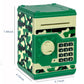 Adevena Electronic Piggy Bank, Mini Atm Password Money Bank Cash Coins Saving Box For Kids, Cartoon Safe Bank Box Perfect Toy Gifts For Boys Girls (Camouflage Green)