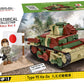 COBI WWII Type 95 Ha-Go Tank Model 3115 - Dark Green Plastic Building Set