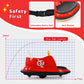 Honey Joy 12V Toddler Bumper Car, Battery Powered Baby Ride On Bumper Car, Dual Joysticks, Flashing Led Light & 360 Degree Spin,