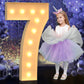 4Ft Light Up Numbers, Large Marquee Numbers For 7Th 17Th 70Th Birthday Decorations, Giant Light Up Numbers For Party Anniversary