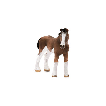 Schleich Farm World, Farm Animal Horse Toys For Kids And Toddlers, Clydesdale Foal Figurine, Ages 3+