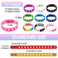 Mtlee 12 Pieces Silicone Wristbands Adjustable Rubber Bracelets Colorful Cute Charm Bracelets With Holes For Shoe Charm Boys Gir