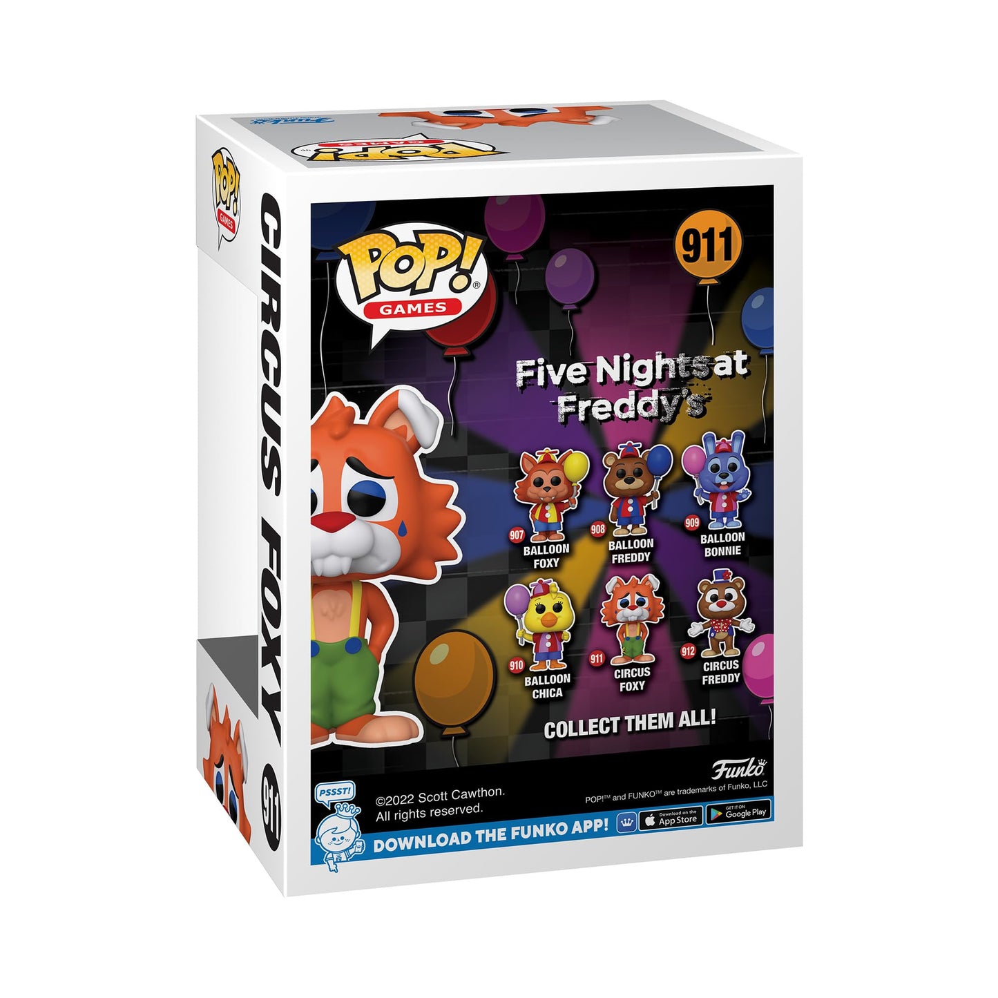 Funko Pop! Games: Five Nights At Freddy'S - Circus Foxy - Collectable Vinyl Figure - Gift Idea - Official Merchandise - For Kids & Adults