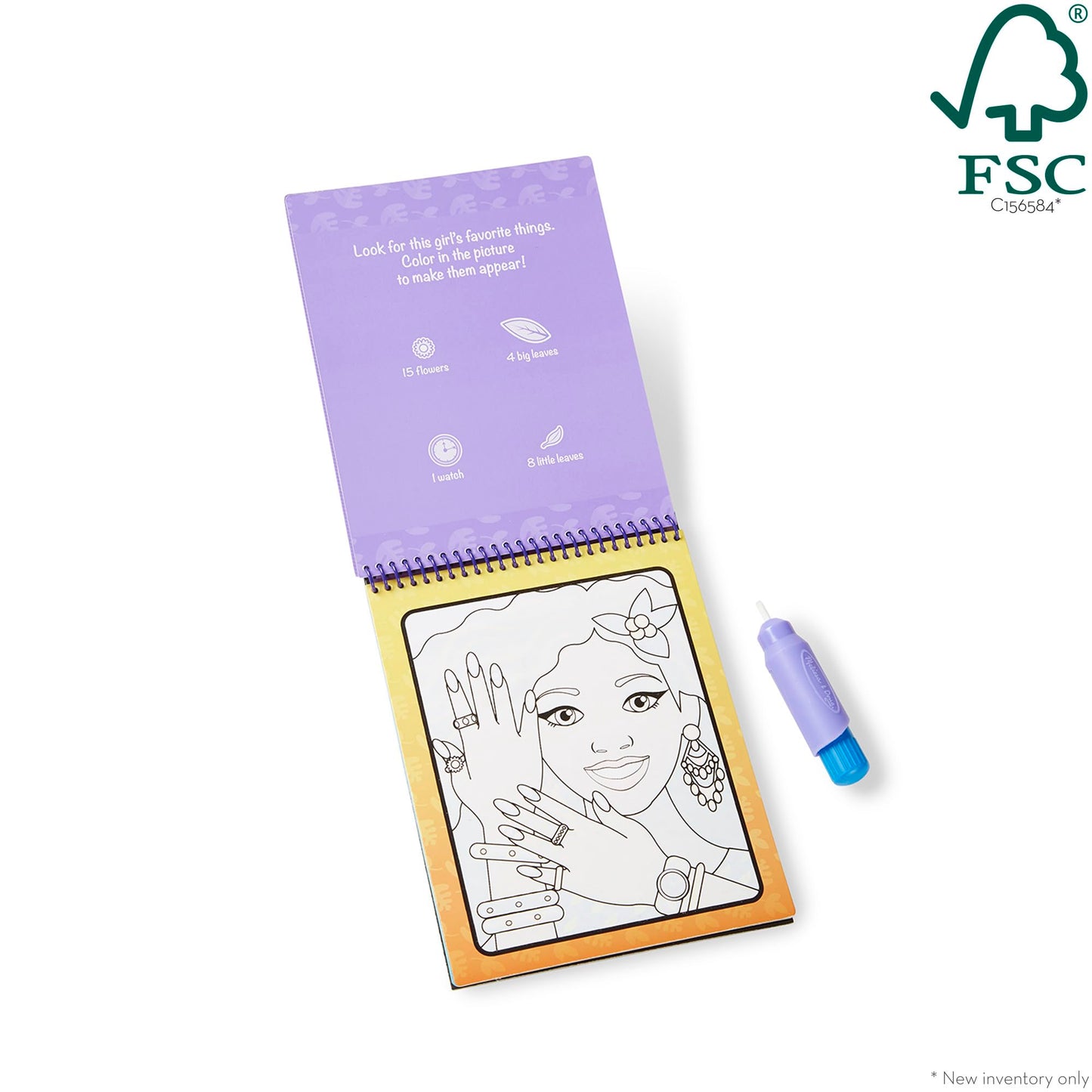 Melissa & Doug Water Wow! Reusable Activity Pad - Makeup & Manicures - FSC Certified - Multi Color - 1 Count