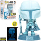 POP Star Wars: The Mandalorian - Mandalorian (Din Djarrin) Hologram Glow-in-The-Dark limited availability Funko Vinyl Figure (Bundled with Compatible Box Protector Case)