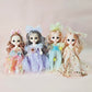 Sufeasdf 4 Pcs 6 Inch Princess Girl Mini Dolls, Small Princess Dolls, Little Girl Miniature Dolls For 3+ Year Old Girls