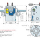 Tamiya Mini Motor Low Speed Gearbox 4-Speed TAM70189 Mini Racer & Accys