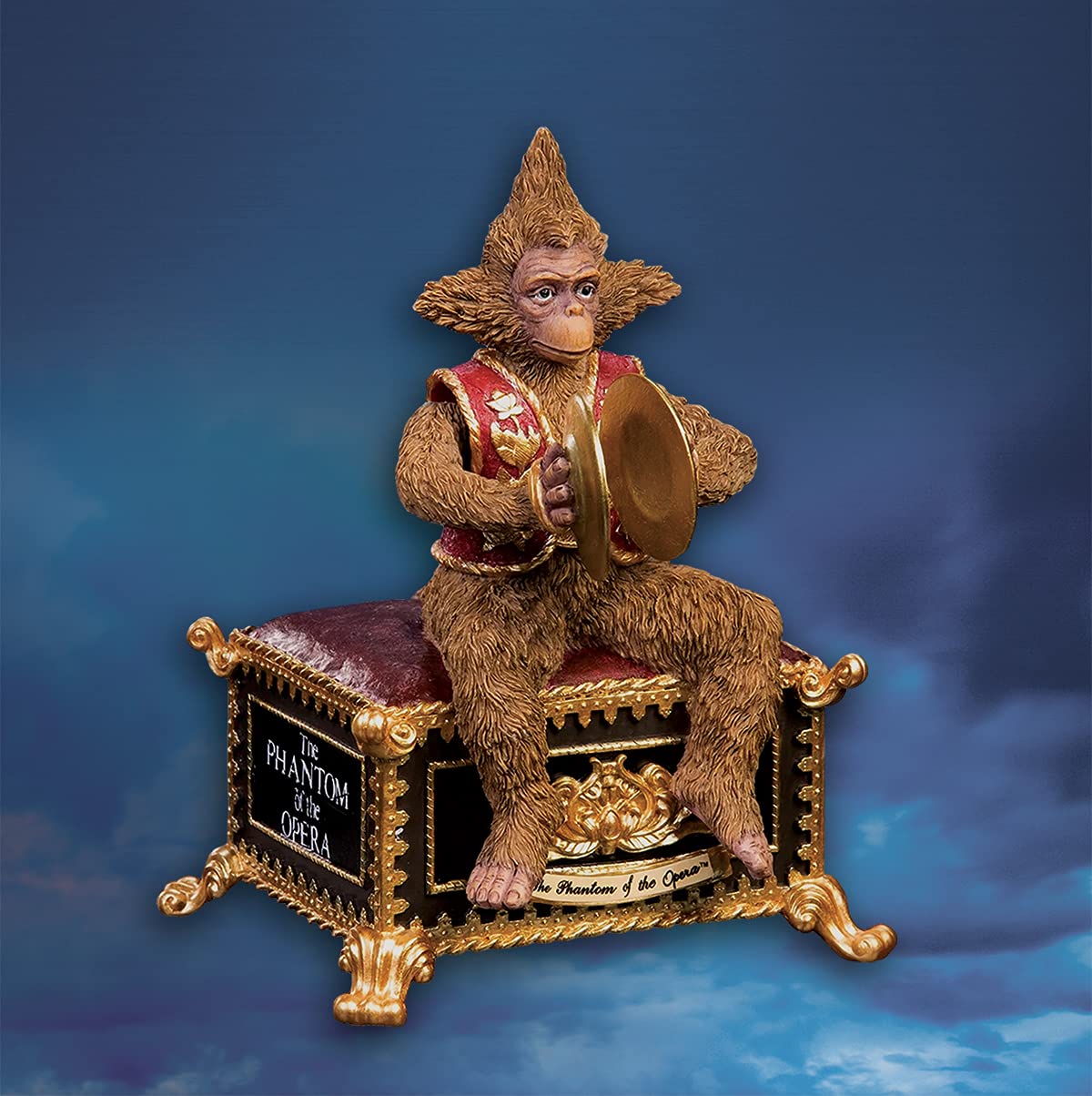 The San Francisco Music Box Company The Phantom of The Opera Musical Monkey Figurine
