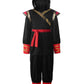 Relibeauty Kids Ninja Costume For Boys,Black & Red,4T-4/110