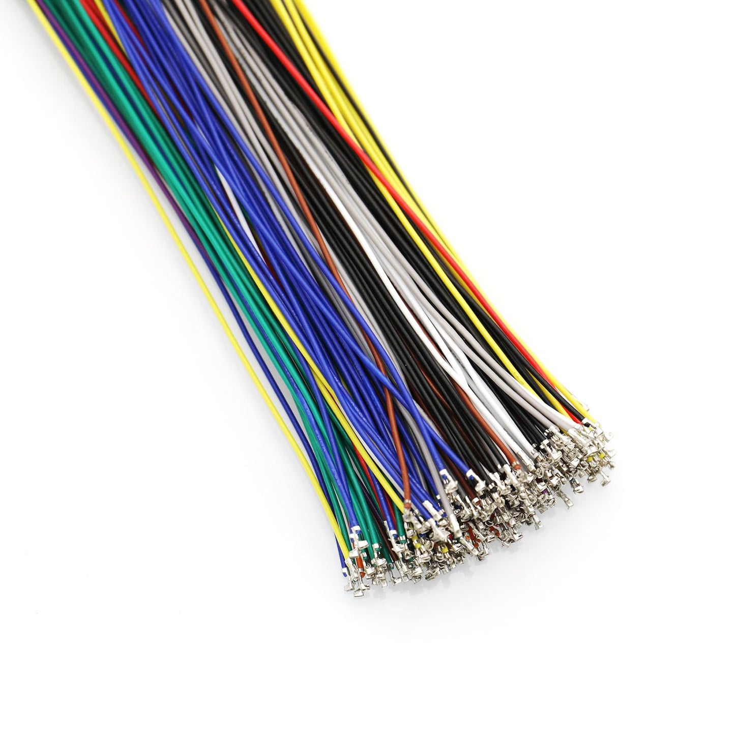 Didamx 180Pcs Mx1.25Mm 2/3/4/5/6/7/8/9/10 Pin Connector Plug Kit And 200Pcs 10 Colors 15Cm Pre-Crimped Cables Compatible With Js