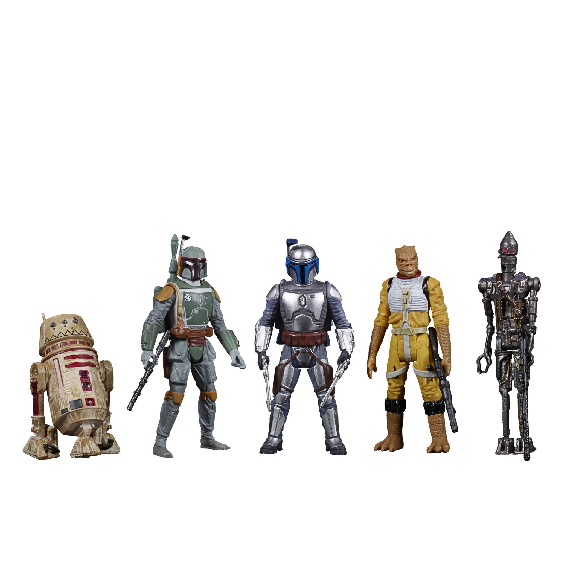 STAR WARS Celebrate The Saga Toys Bounty Hunters Figure Set  3.75-Inch-Scale Collectible Action Figure 5-Pack  Toys for Kids Ages 4 and Up