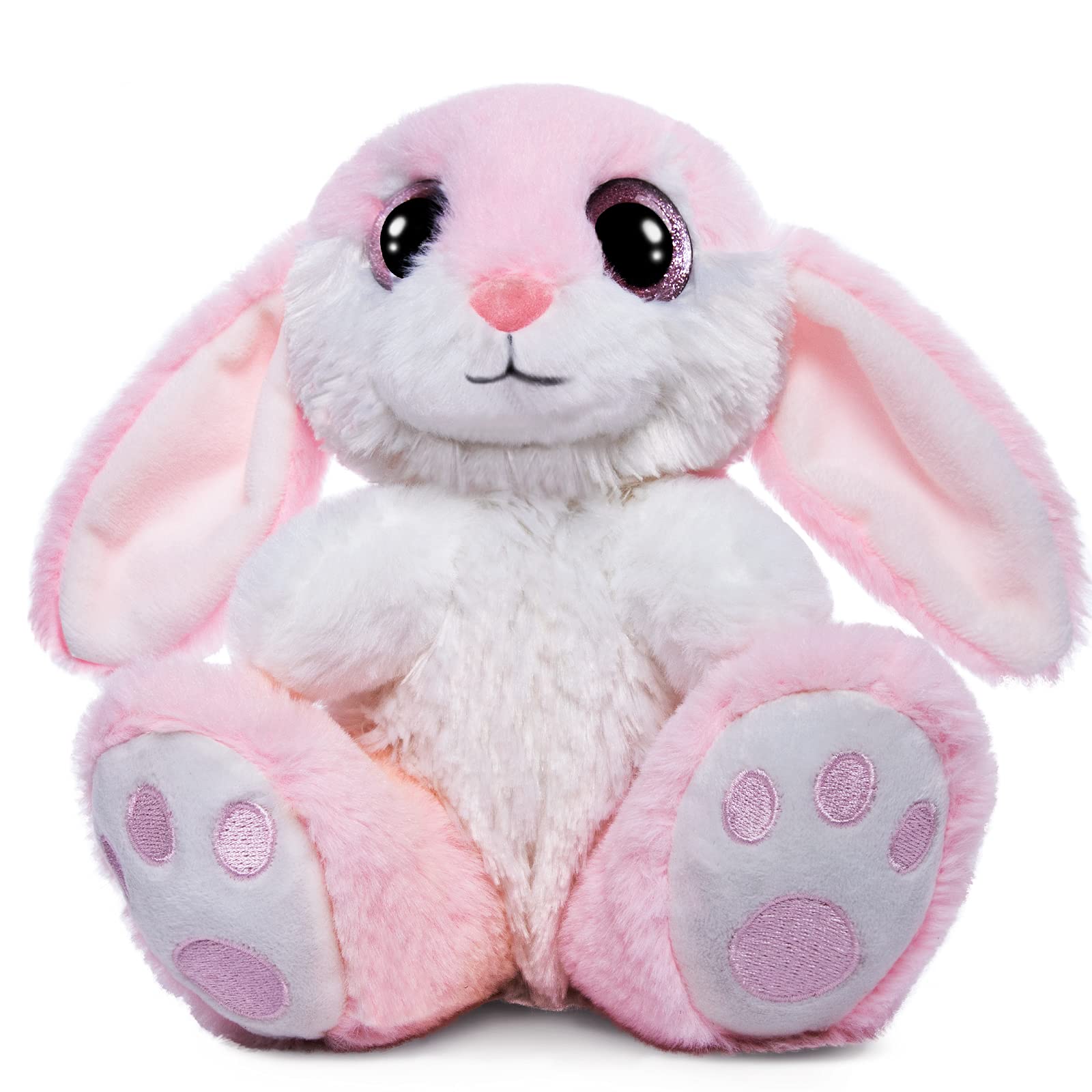 Ho-Ef Bunny Rabbit Easter Stuffed Animal, 8.5'' Plush Bunny With Floppy Ears, Machine Washable& Softness, Rabbit Plush Toys For