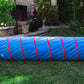 Pacific Play Tents 20513 Kids 9-Foot Institutional Crawl Play Tunnel, 9' X 22'' Diameter, Blue/Red