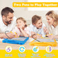 Magnetic Drawing Board For Kids, Toddler Magnet Doodle Board With 2 Pens, Magnetic Dot Art, Fine Motor Skills Toys, Airplane Travel Essentials Toys For Boys Girls (Yellow Cat)