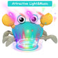 Baby Toys Crawling Crab - Infant Tummy Time Toys 3 4 5 6 7 8 9 10 11 12 Baby Toys 6-12 12-18 Months Light-Up Musical Walking Sen