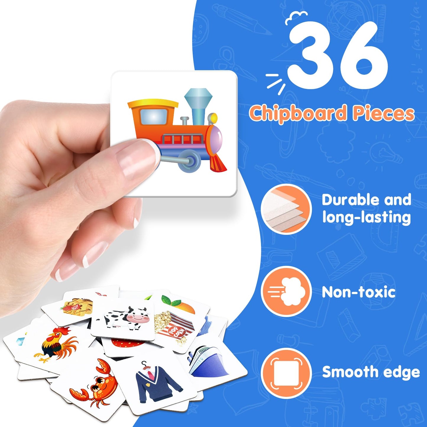 Eamay Building Language And Matching Games Set With 6 Sorting Mats And 36 Everyday Objects Pieces Special Education Classroom,So