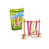 Schleich Farm World Horse Toy Playset, 11-Piece Pony Obstacle Set, Plastic, Multi, 6x14x19 cm, Model 42484, Ages 3+