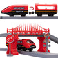 Train Sets For Toddlers, 66 Pcs Trains Toy With Battery Operated & Tracks (Magnetic Connection), Compatible With Thomas, Brio, Christmas Toy Gifts For 3 4 5 6 7 8 Years Old (Fire Engines)