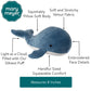 Mary Meyer Stuffed Animal Smootheez Pillow-Soft Toy, 8-Inches, Blue Whale