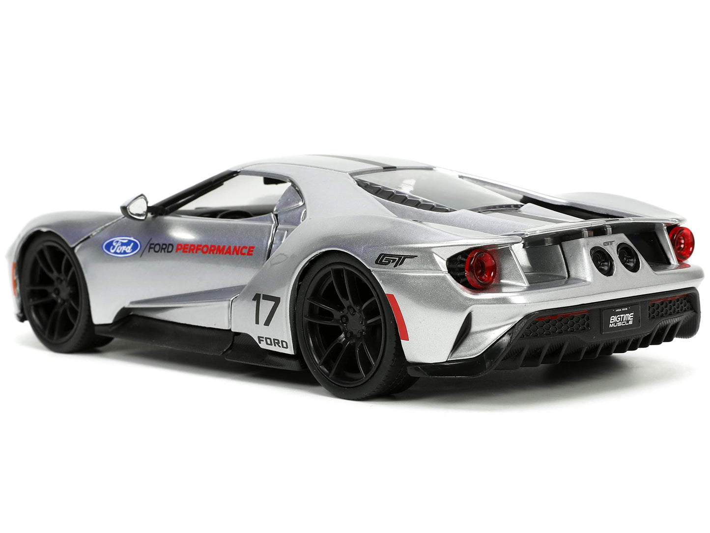 Jada Toys Big Time Muscle 1:24 2017 Ford gT Die-cast car Toys for Kids and Adults