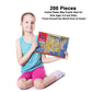 MOTYAWN USA Map Puzzle for Kids - 200 Piece United States Puzzle - 50 States with Capitals for Kids Ages 4 and Up  America Jigsaw Puzzle Childrens Geography Puzzles Preschool Toys
