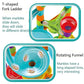 Marble Run Building Blocks STEM Toy Track Race Maze 30 Glass Marbles for Kids Boys Girls 3 4 5 6 7 8 9 10 11 12 Year Old Birthday Present Preshool Gift