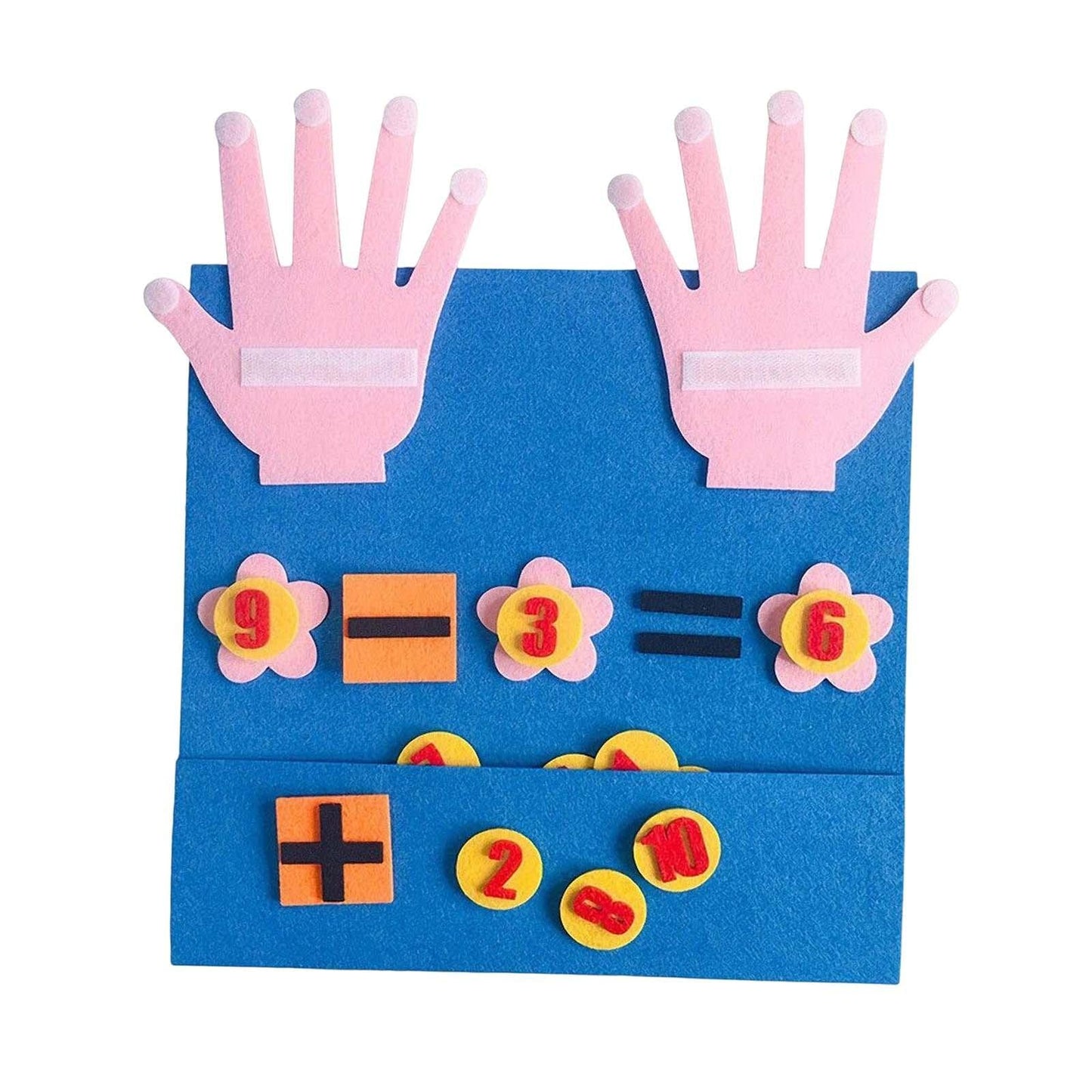 Loom Tree Felt Hand Number Math Toy Activity Kindergarten For Toddler Birthday Gifts Style B | Toys For Baby | Developmental Bab