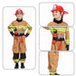 Jazgrom Kids Firefighter Costume For Toddler Fireman Boys Halloween Costumes Dress Up With Accessories Role Play Unisex Brown