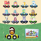 Toddlers Toy For 1 2 3 Years Old Boys Girls, 12 Magnetic Wooden Animal Digital Train Set With Storage Bag,Montessori Toys For 2-
