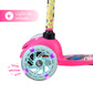 Monster Jam Self Balancing Kick Scooter With Light Up Wheels, Extra Wide Deck, 3 Wheel Platform, Foot Activated Brake, 75 Lbs Li