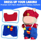 AICase for Labubu Clothes/for Labubu Outfits Clothes Set for 17cm Lububu Doll 3 Piece Set Hat Clothing for LA BUBU  Boys and Girls Stylish Adorable Dolls Clothes Accessories (No Doll)_10