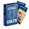 Blitz Champz Indianapolis Colts - Official NFL Playing Cards & Indianapolis Colts Gifts for Men & Women, Fun Travel Card Games f